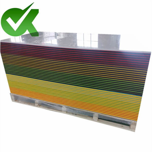 HDPE sandwich dual color polyethylene plastic sheet board plates