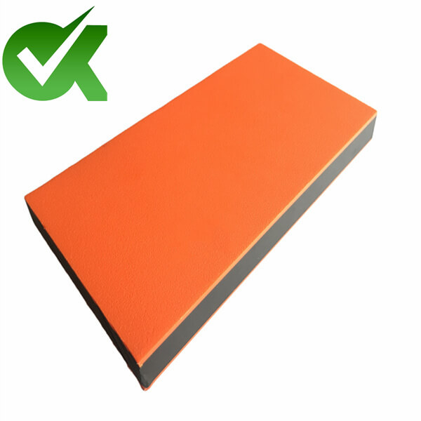 Wear resisting HDPE high density two colored plastic board for playground-1