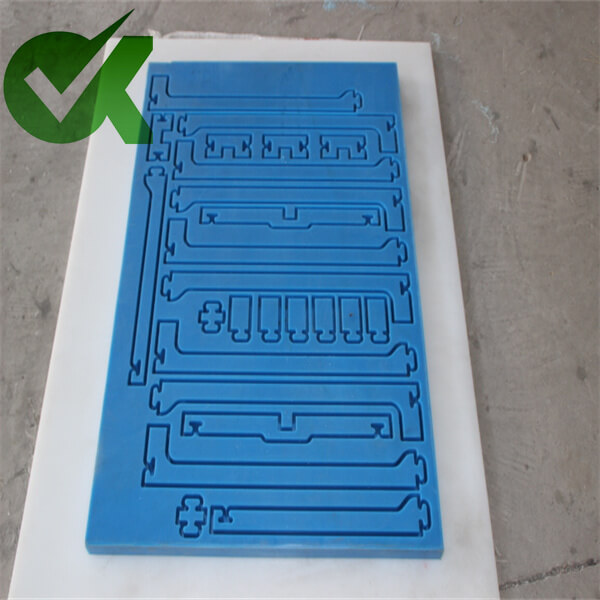 Customized blue UHMWPE shaped parts-2