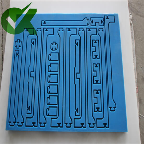 Customized blue UHMWPE shaped parts-3