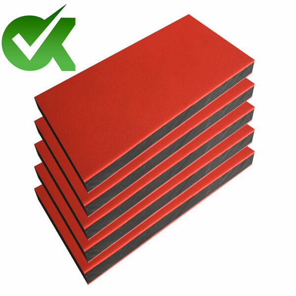 Wear resisting HDPE high density two colored plastic board for playground-3