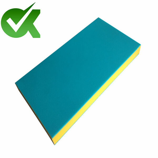 HDPE sandwich dual color polyethylene plastic sheet board plates-4