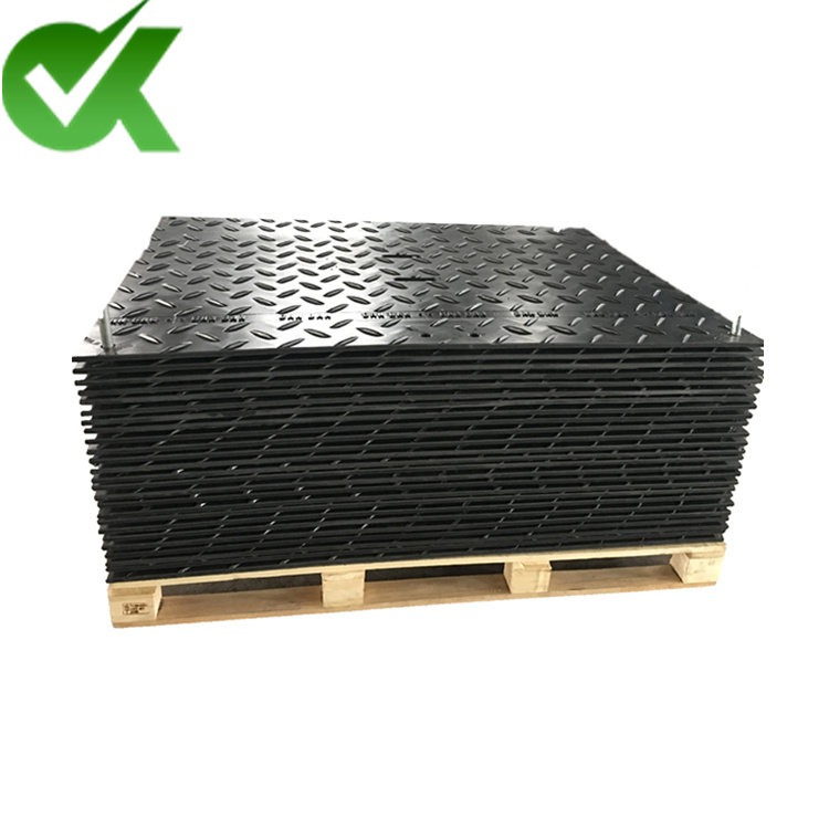 Temporary Heavy Duty Ground Protection Mats Black 4 X 8 China Plastic-2